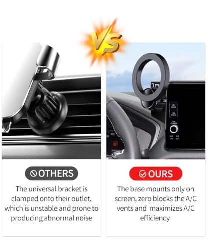 Car Phone Holder for Honda CR (Compatible with MagSafe / for 23-26 CR-V & 23-26 HR-V (7/9 inch screen only))
