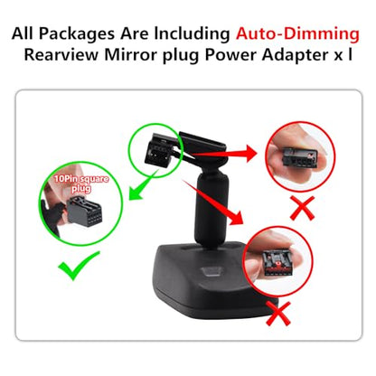 Front 4K & Rear 1080P Dash Cam for GMC Yukon (Model B Front 4K and Rear 1080P)