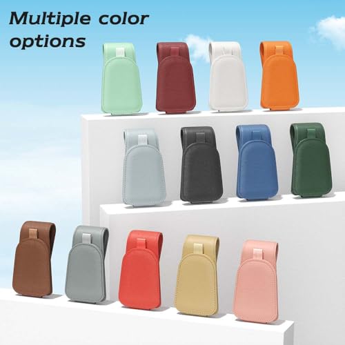 Magnetic Sunglass Holder for Car Visor (Light Gray)