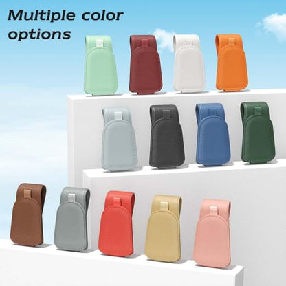 Magnetic Sunglass Holder for Car Visor (Light Gray)