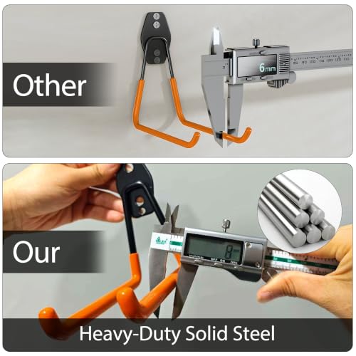 Heavy Duty Garage Wall Hooks 20 Pack (20 / Orange)