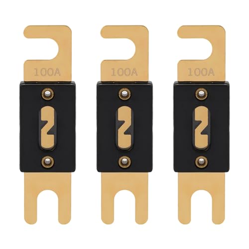 100A ANL Fuse 100 Amp Inline Blade Fuses 32V for Car Audio Inverter Automotive Stereo (100A)