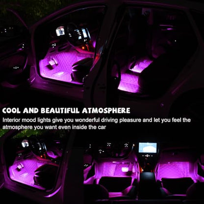 Car LED Strip Light (USB / Pink Purple)