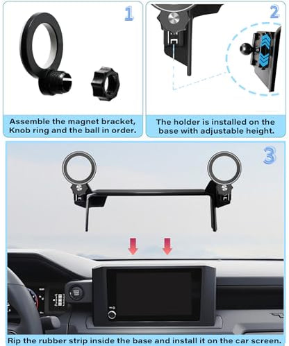 Car Phone Holder for Toyota Tacoma 2024 (for Tacoma 2024-2026/4Runner 2025-2026 (8" Screen))