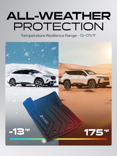 Automotive Floor Mats for Toyota Tacoma 2016 (2016-2023 2 Pcs)