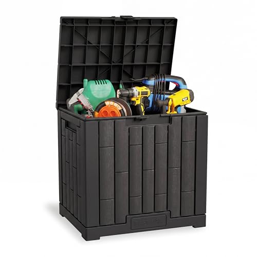 31 Gallon Outdoor Storage Box (Black / 31 Gallon)