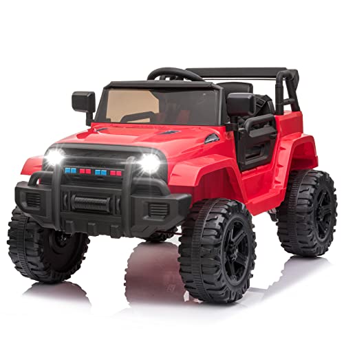 Ride on Truck with Remote Control (Red)