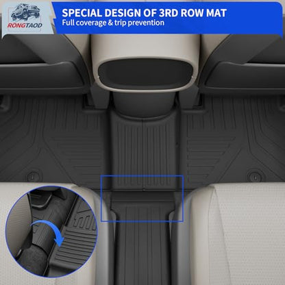 Floor Mats Set for 2026 Hyundai Palisade Gas 7 Seats Accessories