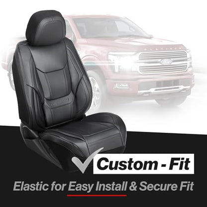 Custom Car Seat Covers Full Set (Variation-08 / Front)