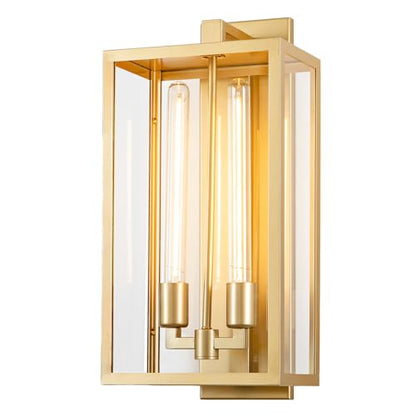 Large Outdoor Wall Sconce (21"-Gold-1pack)