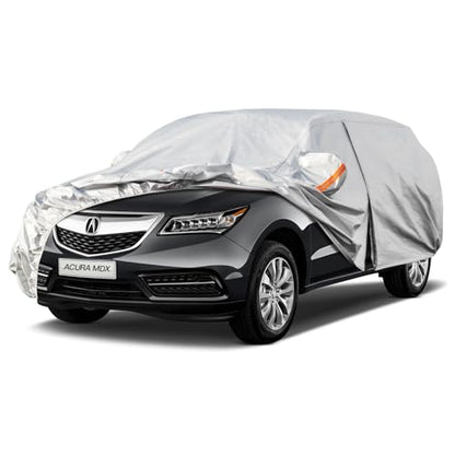 6 Layers Waterproof SUV Car Cover for Acura MDX 2001 (LM-Silver / 1. Custom Fit Acura MDX)