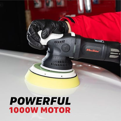 M21 Pro Dual Action Polisher & 16oz AIO Polish (6" Aio Polish)