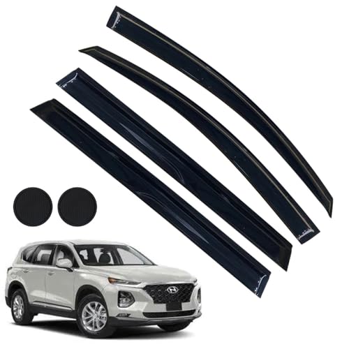 Rain Guards for Hyundai Santa Fe 2019 (For Hyundai Santa Fe 2019-2023)