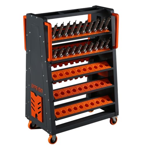 Mobile CNC Tool Storage Cart (CAT/BT40-100CAP)