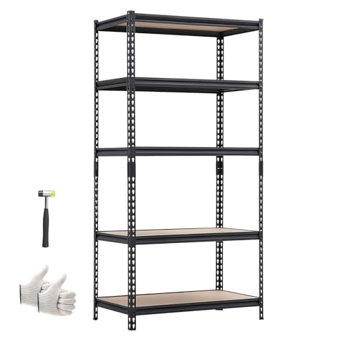 Storage Shelves (18.07" D x 36.34" W x 71.38" H)