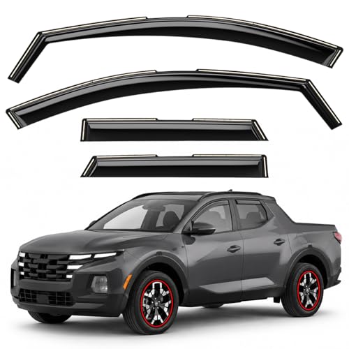 Window Deflectors Smoke Tinted In (For Santa Cruz 22-26)