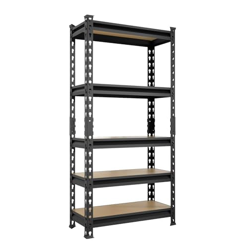 Storage Shelving Unit (59"Hx28"Wx12"D)