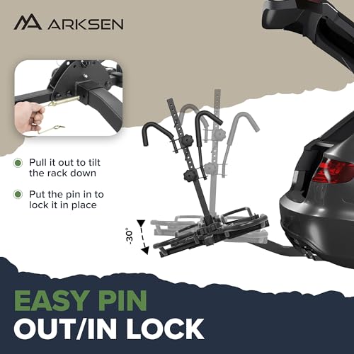 Hitch Bike Rack for 2 Bikes (Black)