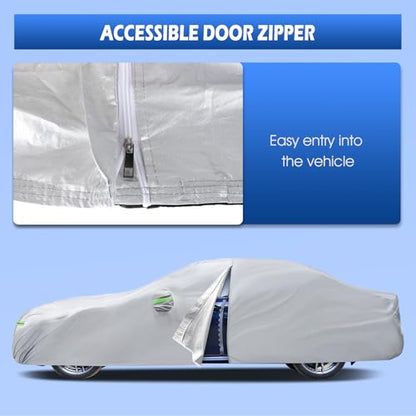 Car Cover Fit for 2007 (Silver / Custom Fit for BMW M5)