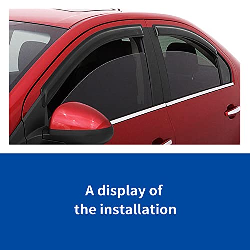 Outside Rain Guards Compatible with Nissan Sentra Sedan 00 (for Sentra Sedan 2000-2006)