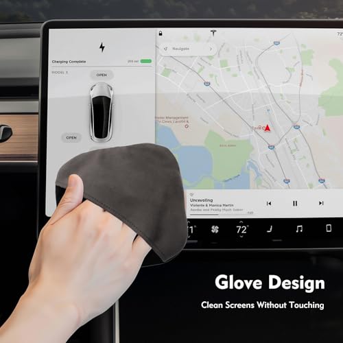 Car Screen Cleaner Pad with Acrylic Storage Box