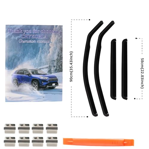 in Channel Rain Guards Fit for Ford Maverick 2022 2023 2024 2025 2026 (Fit for 2022-2026 Maverick)
