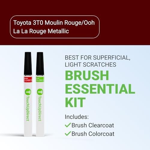 Car Paint Touch Up Brush Kit (Brush - Essential Kit / Moulin Rouge/Ooh La La Rouge Metallic)