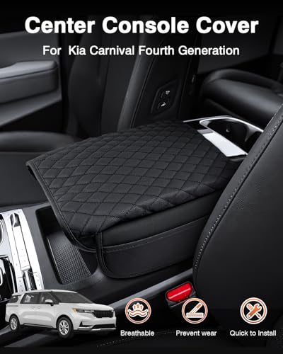 Center Console Cover for Kia Carnival KA4 2022 (Size for Kia Carnival 2022-2026)