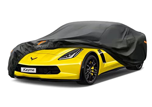 7 Layers Waterproof Car Cover for Chevrolet Corvette 1980 (PE-Black / Custom Fit Chevrolet Corvette)