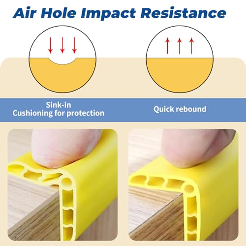 Wall Corner Edge Protector (36"L x 2"W x 2"H / Black)