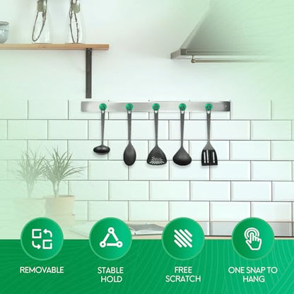 Magnetic Hooks Steel Tube Design for Cruise (Green / 130lb Magnetic Hooks)