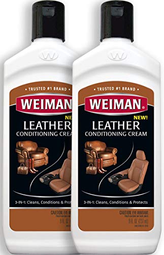 3 in 1 Deep Leather Conditioner Cream (8 Fl Oz (Pack of 2))