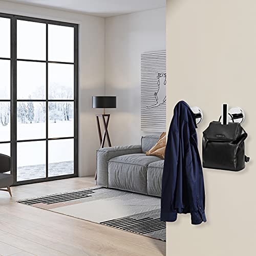 Bath Towel Hooks (Chrome Finish / 4 Pack)
