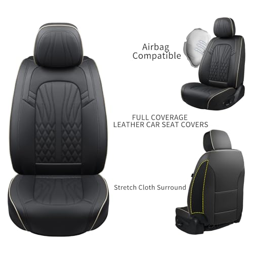 Seat Covers for Cars (Black 1/Front Pair)