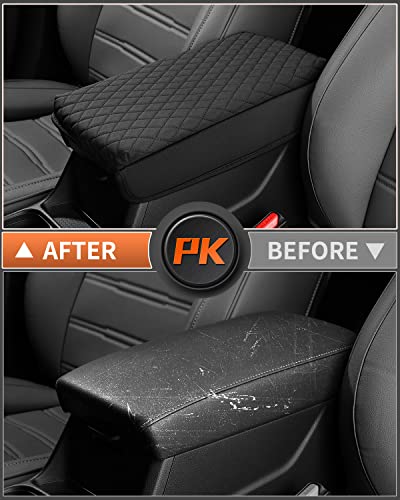 Center Console Cover for Honda CRV 2026 2025 2024 2023 Accessories CRV Armrest Cover Center Console Cushion Pad Leather Miiddle Console Lid Arm Rest Seat Box Cover Protector Anti (Size for Honda CRV 2023-2026)