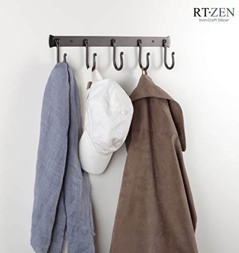 Classic Farmhouse Wall Mount Multi (J-Hook Rack of 5)