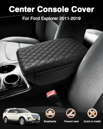 Custom for Center Console Cover Ford Explorer 2011 (Size for Ford Explorer 2011-2019)