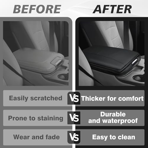 Armrest Cover for Ram 1500 13 (3) 13-18 |RAM1500| 13-25 RAM2500/3500|Jump,+Thick)