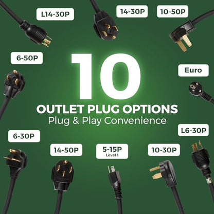 PRIMECOM Level 2 EV Charger 220 (10-50P / 30 Feet)