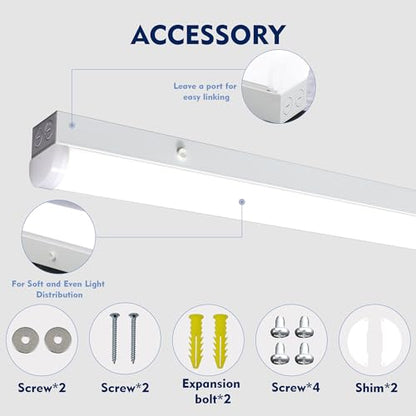 8FT LED Shop Light (1 PACK / Y27-100W-8FT-4CCT)