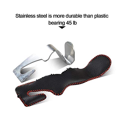 2 Pack Car Headrest Hooks (Brown)