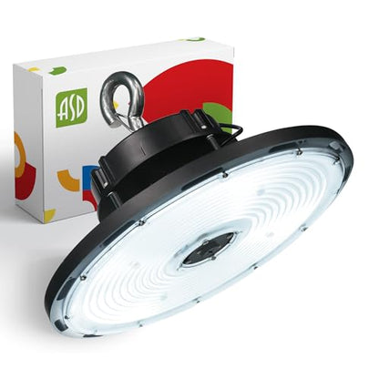 500W LED High Bay UFO Lighting (Black)