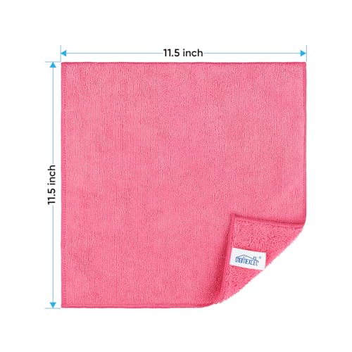 Pink Microfiber Cleaning Cloth (Pink)