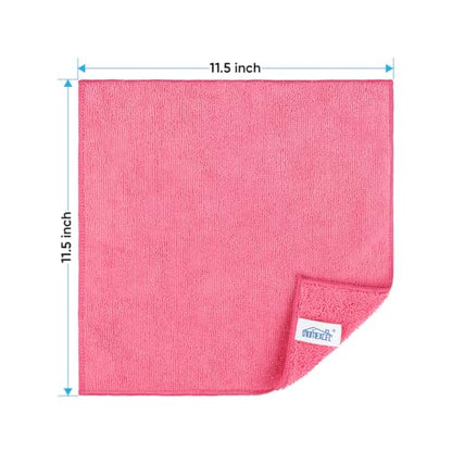 Pink Microfiber Cleaning Cloth (Pink)