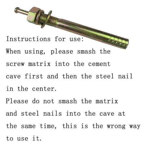 Car Lift Expansion Screw Auto Lift Special Screw Car Lifter Lift Machine Anchor Bolt Screws Concrete Anchor Bolts Lifts Bolts (16*150mm)