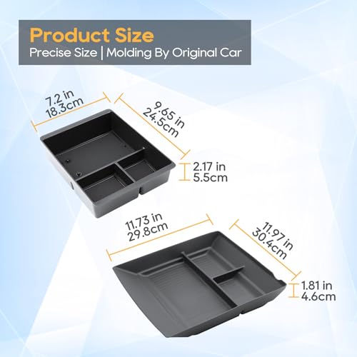 For Armada Center Console Organizer for 2025 2026 Armada (2025 2026 Armada 2PCS)
