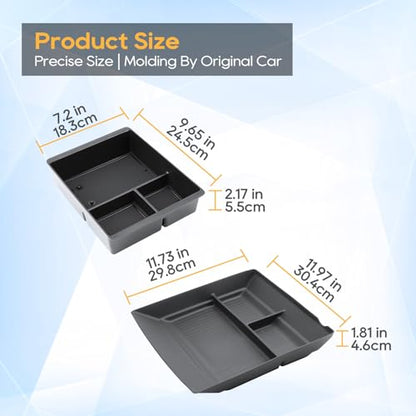 For Armada Center Console Organizer for 2025 2026 Armada (2025 2026 Armada 2PCS)
