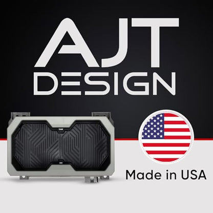 Oversize Cup Holder Compatible with Toyota Tacoma 2024+ (Lunar Rock/Black)