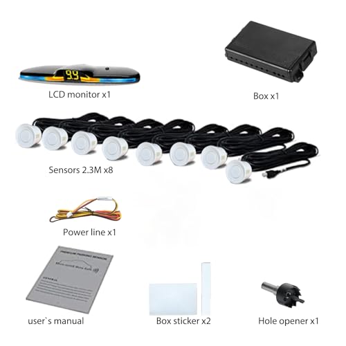 Backup Parktronic System 8 (Black)