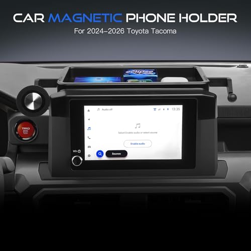 Magnetic Car Phone Holder for 2024 (Auto-Look+Magnetic+Organizer / Toyota Tacoma 2024-2026(8-In ))